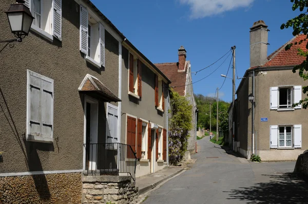 Franciaország, a falu Vetheuil Val d-Oise — Stock Fotó