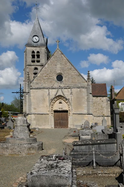 La antigua iglesia de Villers en Arthies —  Fotos de Stock