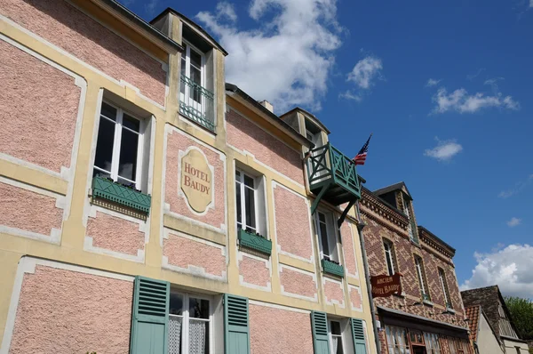França, hotel Baudy na aldeia de Giverny — Fotografia de Stock