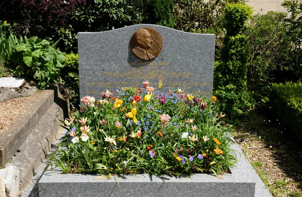 O cemitério de Giverny em Eure — Fotografia de Stock