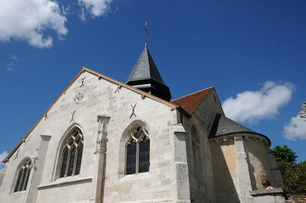 Die historische Kirche von Giverny in Eure — Stockfoto