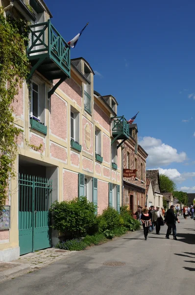 Frankrike, hotel baudy i byn giverny — Stockfoto