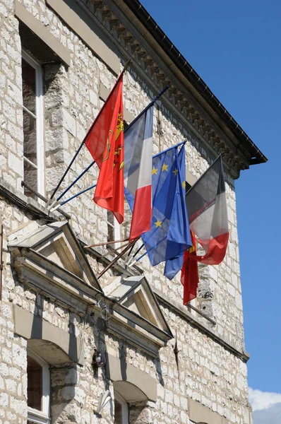 stock image Ile de France, the city hall of Giverny