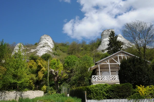 Il villaggio di Haute Isle in Val d Oise — Foto Stock