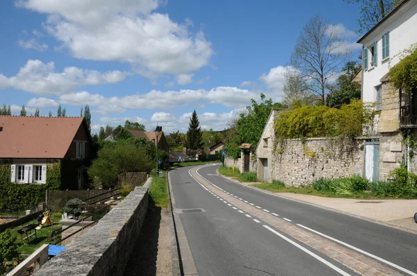 The village of Haute Isle in Val d Oise — Stock Photo, Image