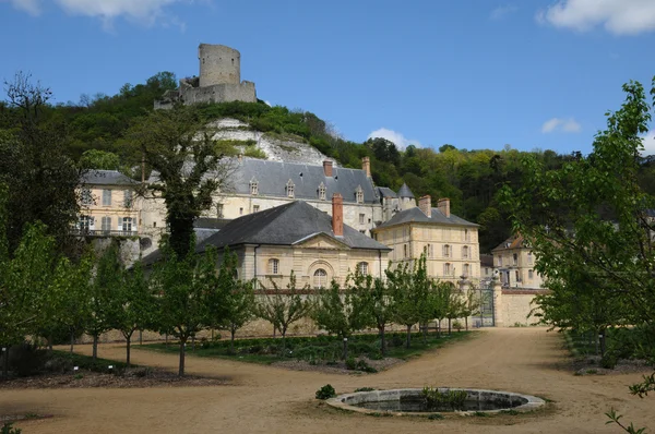 Francie, hrad la roche guyon — Stock fotografie