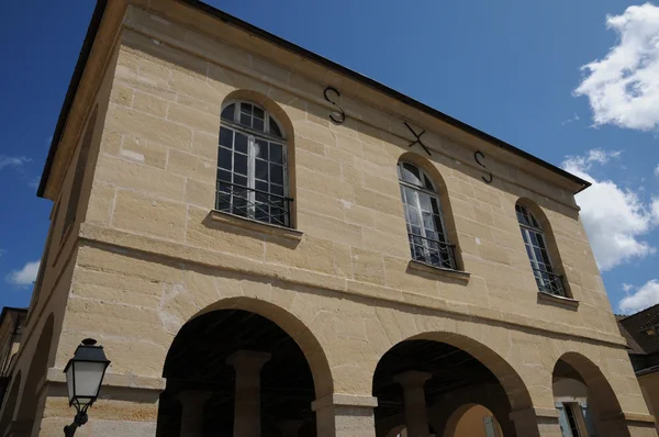 stock image Ile de France, the city hall of La Roche Guyon