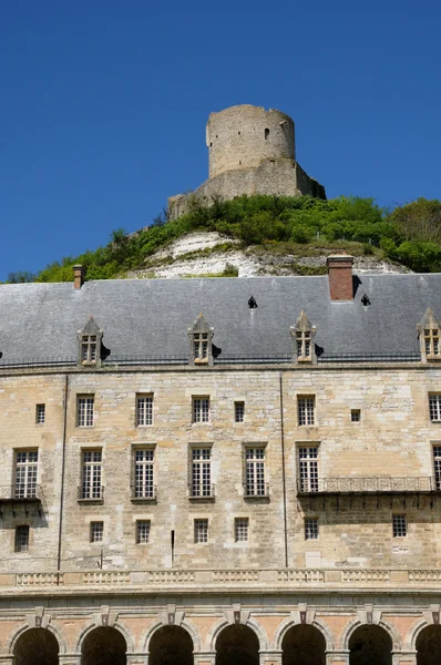 Francia, el castillo de La Roche Guyon — Foto de Stock