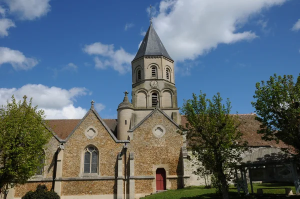 France, church of Saint Martin la Garenne in Yvelines — Stock Photo, Image