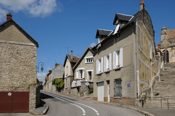 Franciaország, a falu Vetheuil Val d-Oise — Stock Fotó