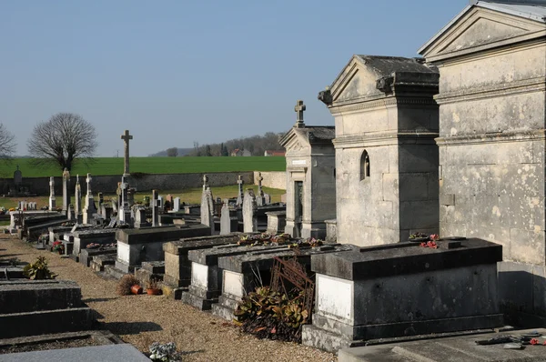 The cemetery of Sagy in Val d Oise — Stock Photo, Image