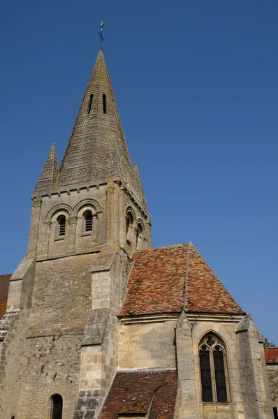 Gadancourt eski Gotik Kilisesi — Stok fotoğraf