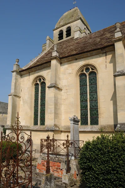 Стара церква Гірі en Vexin — стокове фото