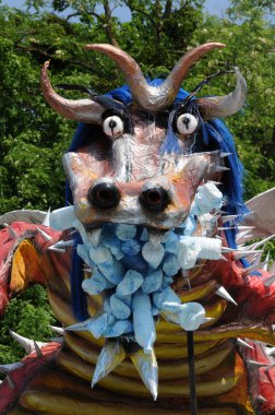 France, terrific dragoon in Les Mureaux carnival clipart