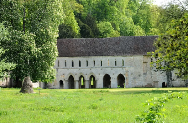 L'abbazia di Fontaine Guerard a Radepont — Foto Stock