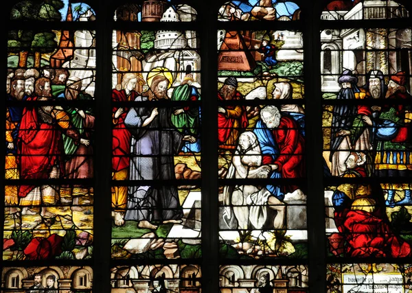 Франція, історичної церкви Понт de l arche в L Ер — стокове фото