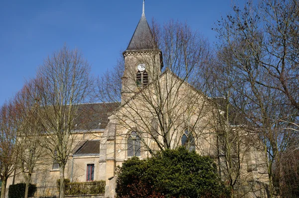 Фрименвилльская церковь в Валь-д "Уазе — стоковое фото