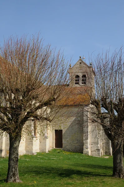Die alte Kirche des Dorfes wy dit joli — Stockfoto