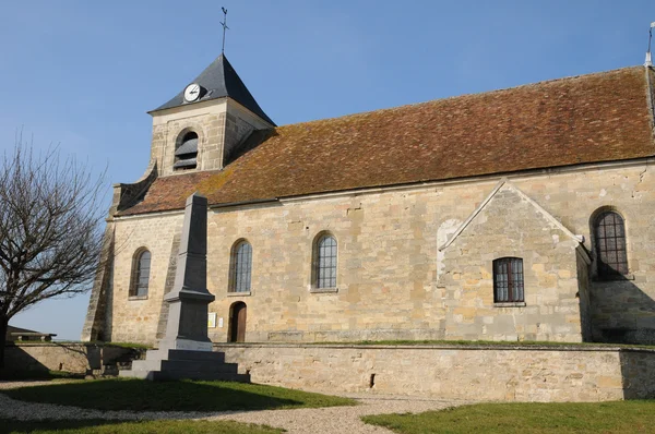 La iglesia clásica de Sagy en V al d Oise —  Fotos de Stock