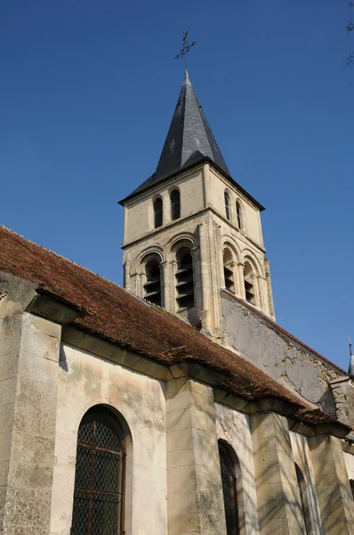France, the gothic church of Themericourt — Stock Photo, Image