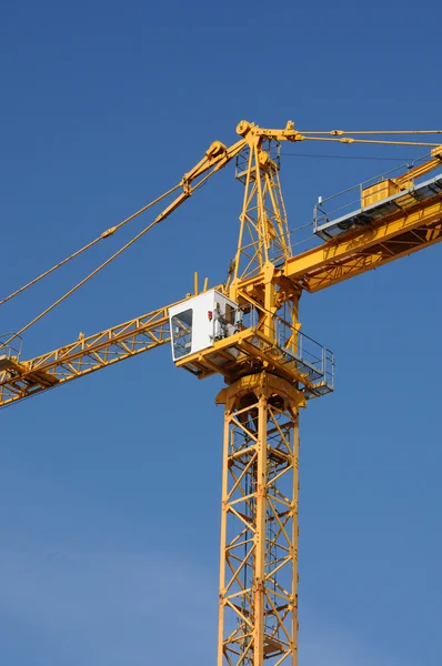 France, a crane on a building site in Courdimanche — Stock Photo, Image