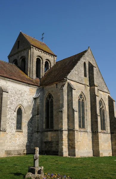Starý kostel seraincourt — Stock fotografie
