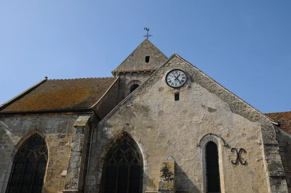 Stary kościół seraincourt — Zdjęcie stockowe
