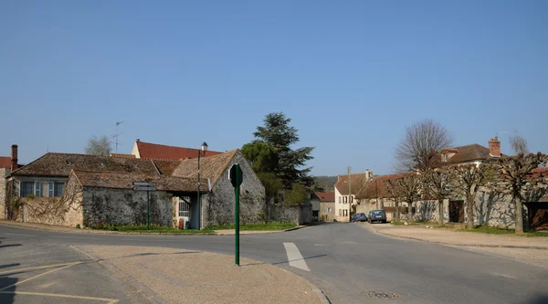 Il borgo di Longuesse in Val d'Oise — Foto Stock