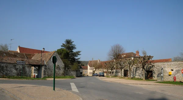 Il borgo di Longuesse in Val d'Oise — Foto Stock