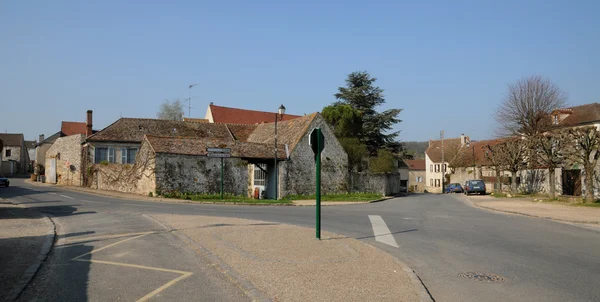 El pueblo de Longuesse en Val d Oise — Foto de Stock