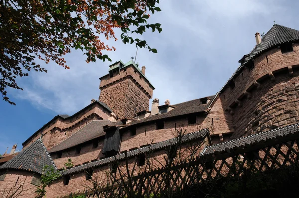 The chateau du Haut Koenigsbourg in Alsace — Stock Photo, Image