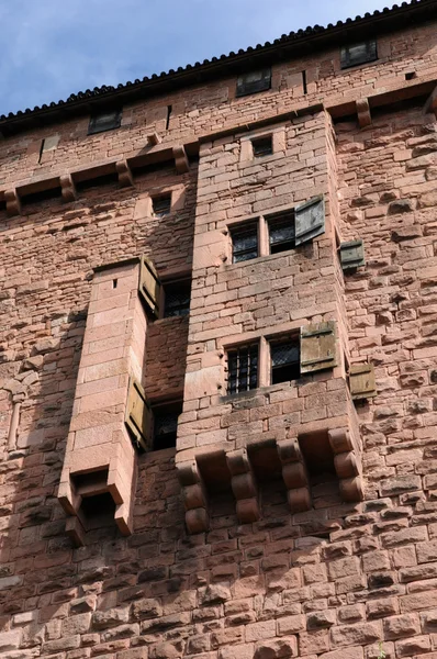 Chateau du haut koenigsbourg w Alzacji — Zdjęcie stockowe