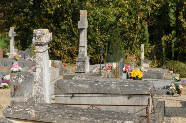 Cmentarz kres w Val d? Oise — Zdjęcie stockowe