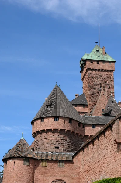 Chateau du haut koenigsbourg i alsace — Stockfoto
