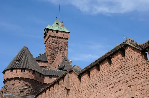 Le château du Haut Koenigsbourg en Alsace — Photo