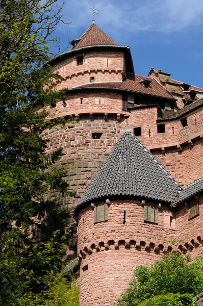 Το chateau du haut koenigsbourg στην Αλσατία — Φωτογραφία Αρχείου