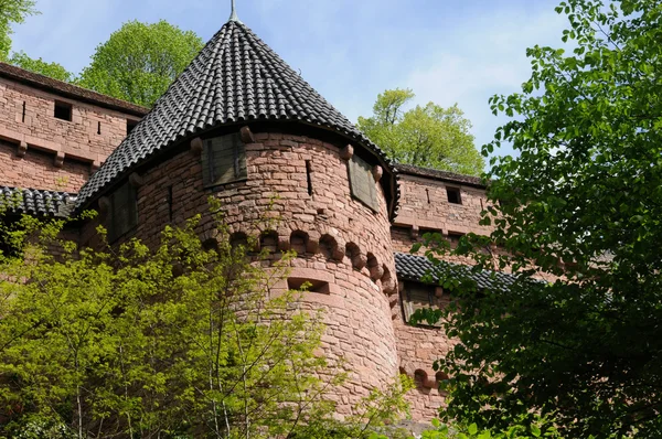 The chateau du Haut Koenigsbourg in Alsace — Stock Photo, Image