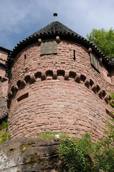 Il castello dell'Haut Koenigsbourg in Alsazia — Foto Stock