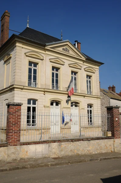 France, the city hall of Themericourt — Stock Photo, Image