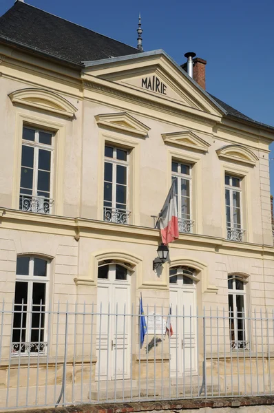 Francia, el ayuntamiento de Themericourt — Foto de Stock