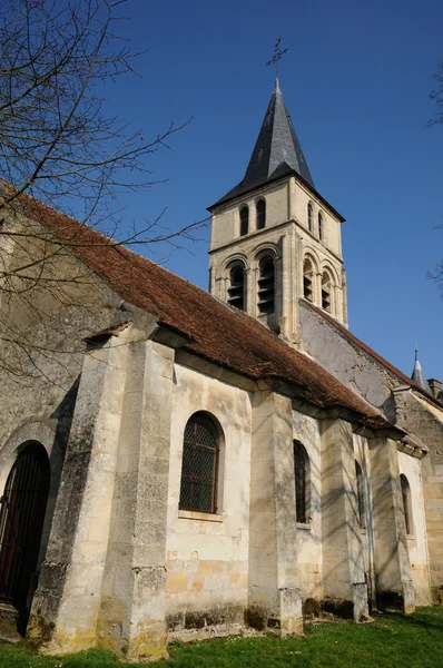 Frankrijk, de gotische kerk van themericourt — Stockfoto