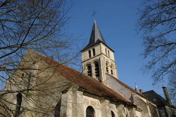 フランス、themericourt のゴシック様式の教会 — ストック写真