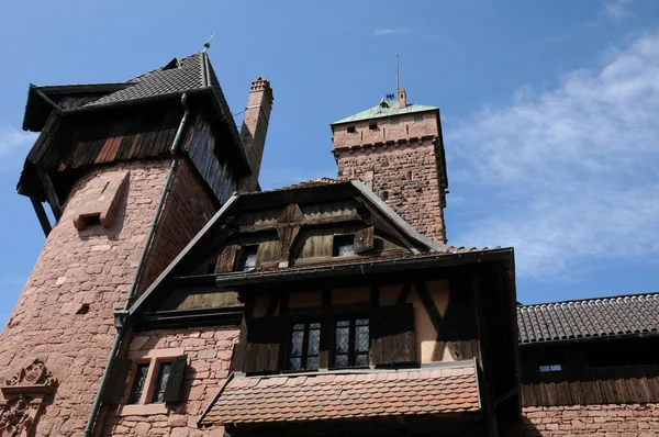 Chateau du haut Königsbourg alsace içinde — Stok fotoğraf