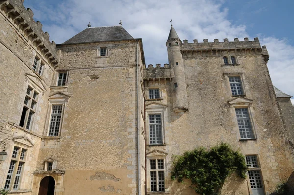 Το κάστρο της πόλη: vayres στο gironde — Φωτογραφία Αρχείου