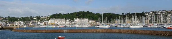 Bretagne, de haven van perros guirec — Stockfoto