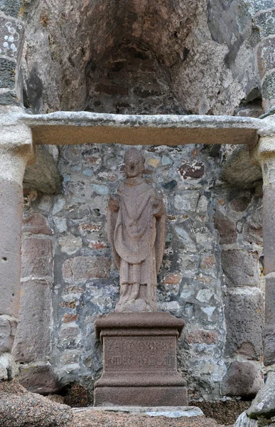 Bretagna, granito oratorio di San Guirec a Ploumanac h — Foto Stock