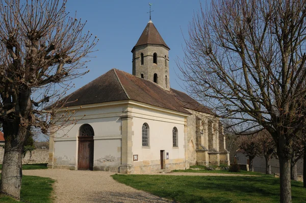 La classica chiesa di Condecourt in Val d'Oise — Foto Stock