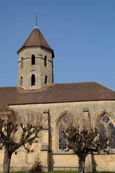 발 d Oise Condecourt 클래식 교회 — 스톡 사진