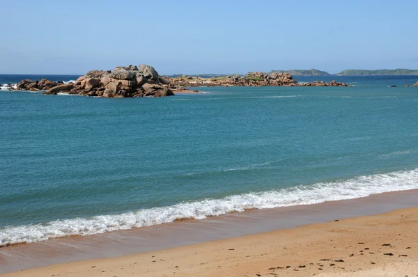 stock image Brittany, la Greve de Toul Drez in Tregastel