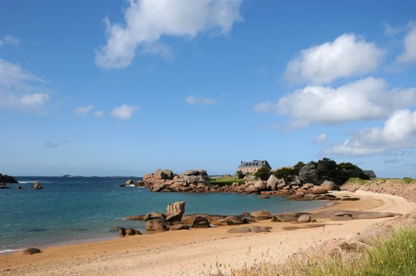 stock image Brittany, la Greve de Toul Drez in Tregastel